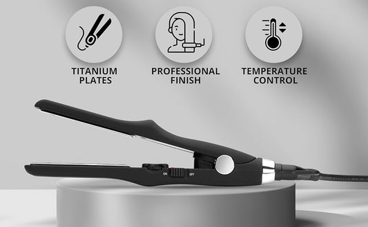 Ceramic Hair Straightener with Intelligent Temperature Control & Smooth Hair Technology